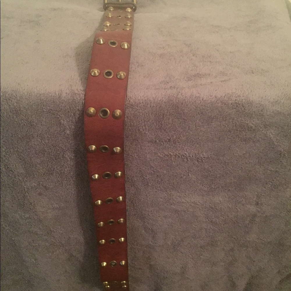 Michael Kors studded leather belt.